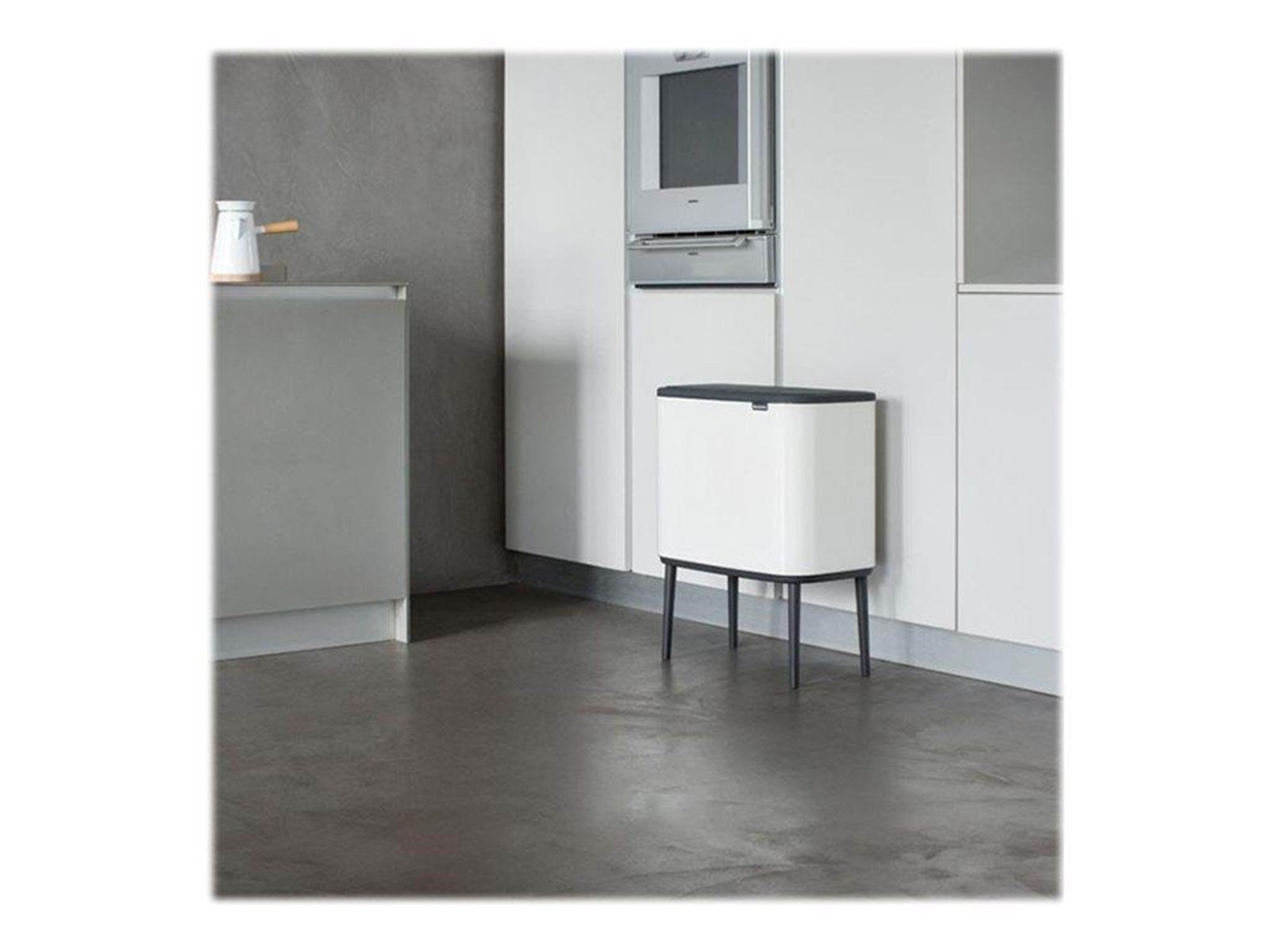 brabantia Bo Touch Bin - rubbish bin - 33 L - white brabantia Bo Touch Bin - rubbish bin - 33 L - white